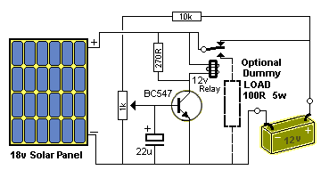 Solar Battery Charger Circuit Electronics Projects Circuits 