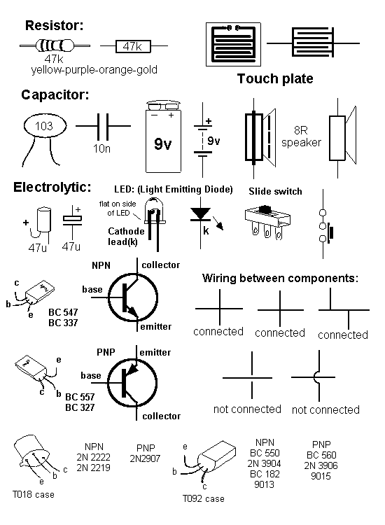 Electronics Circuit Symbols