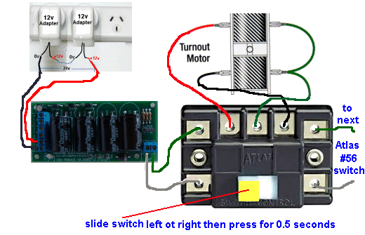 Three Diagram For Wiring Atla Model Railroad Power Pack - Complete