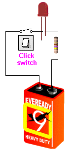 Click to operate circuit